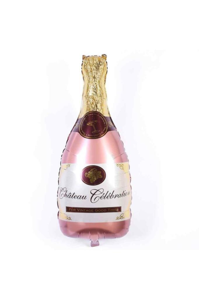 Beysüs Şampanya Şişesi Pembe Folyo Balon - Beysüs