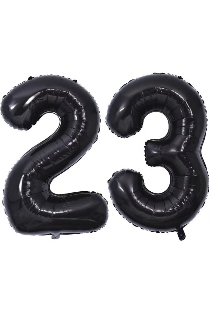 Beysüs Siyah 23 Rakam Folyo Balon - Beysüs