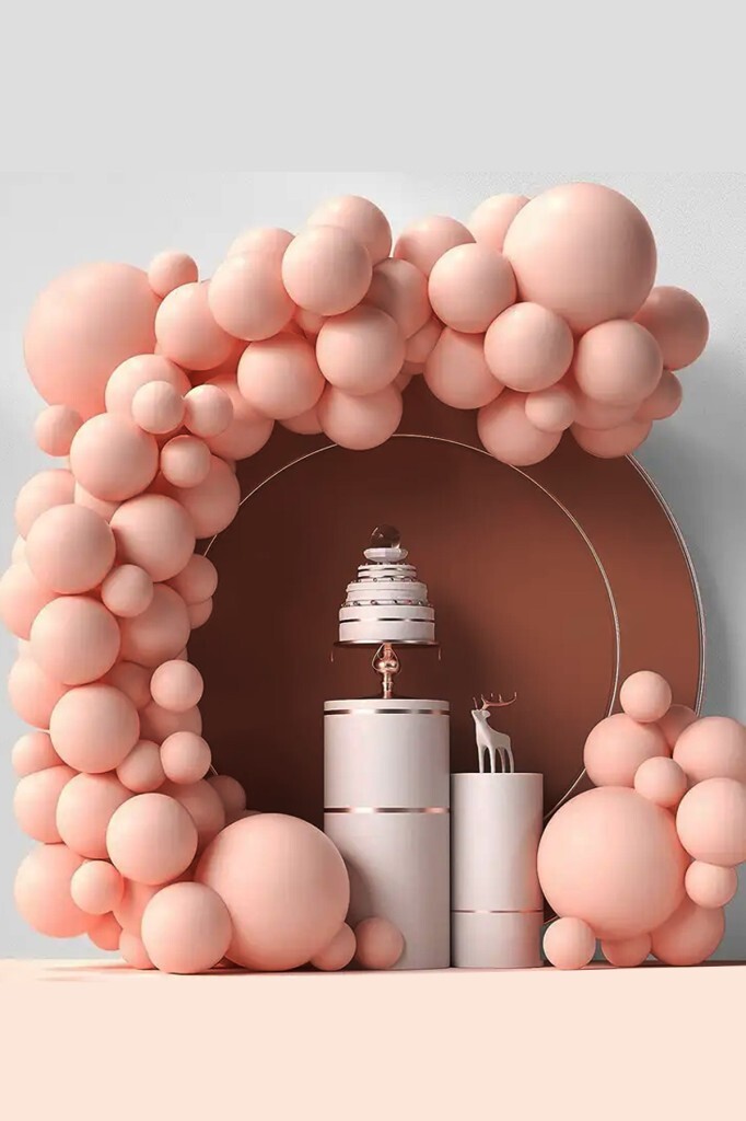 Beysüs Somon Makaron Balon 20 adet 12inç - Beysüs