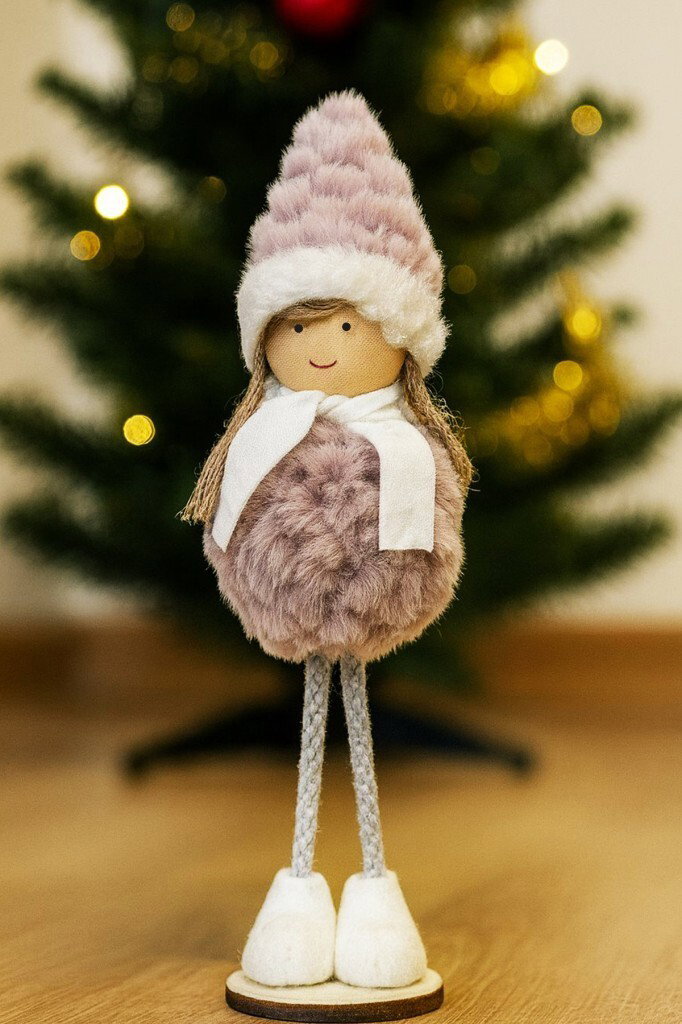 Yılbaşı Çam Ağacı Süsü Dilek Perisi Pembe 20 cm - 7
