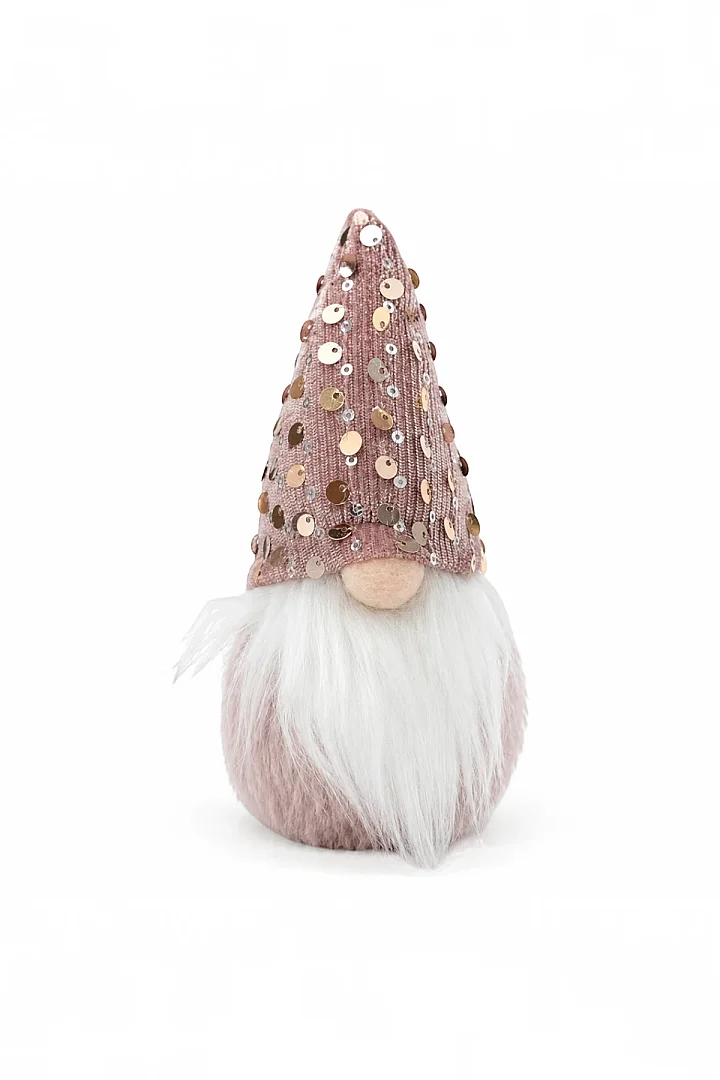 Yılbaşı Çam Ağacı Süsü Şans Cücesi Gnome Rosegold - 5