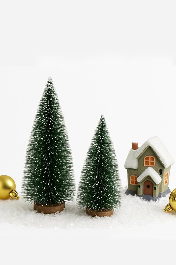 Beysüs Yılbaşı Mini Masa Çamı 2'Li Yeşil - Beysüs