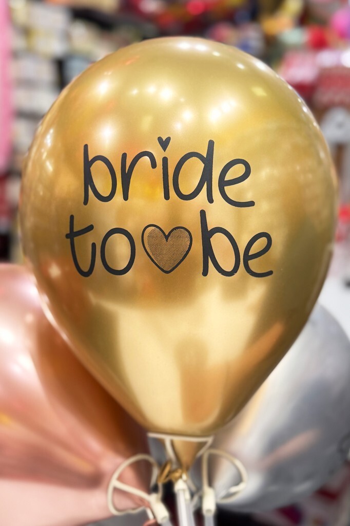Bride Balon Krom Altın 10'lu 12 inç - 4