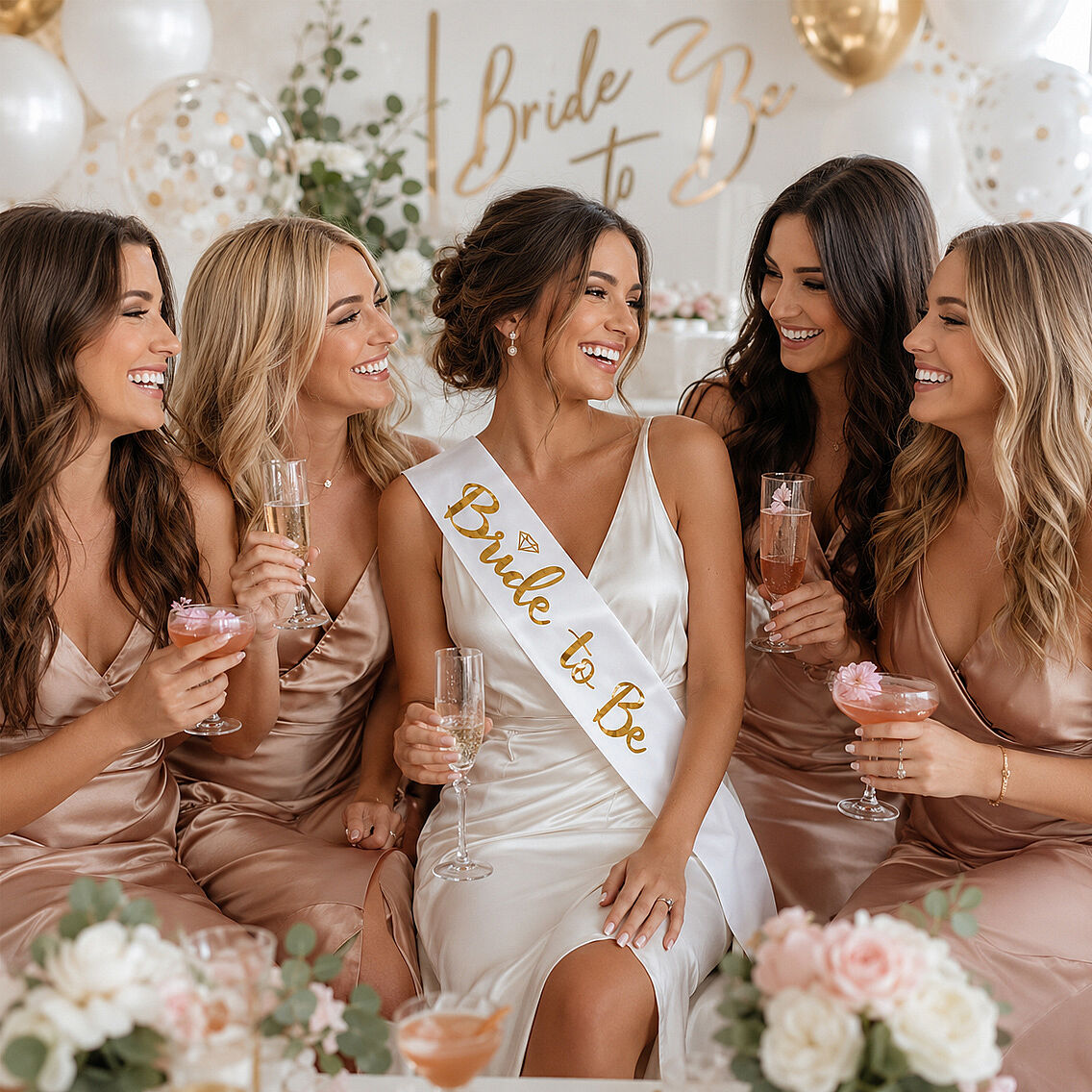 Bride To Be Kuşak Gold - 2