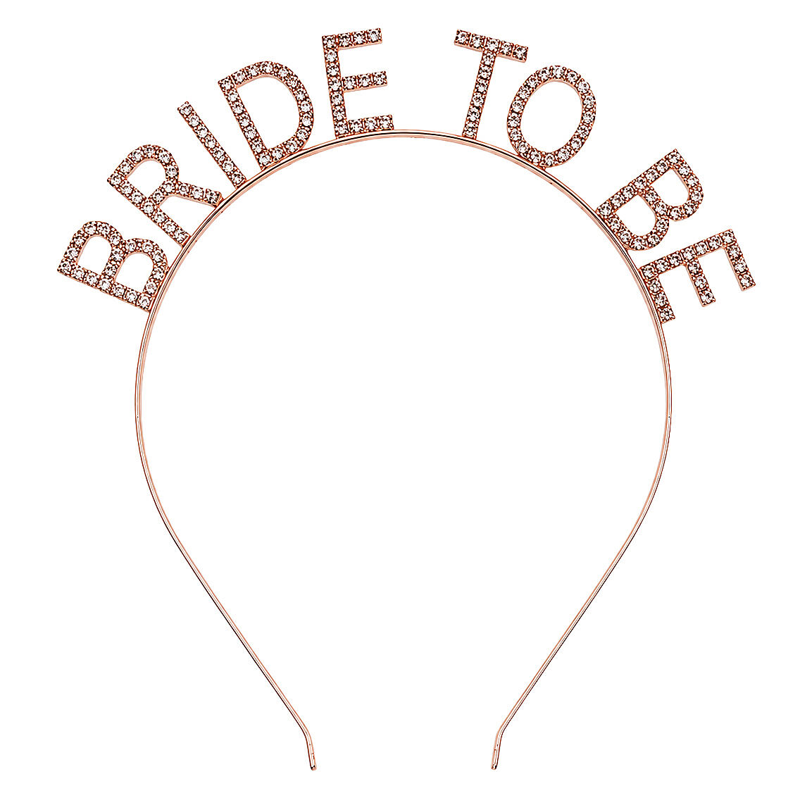 Bride To Be Taşlı Lüx Tac Rose Gold - 2