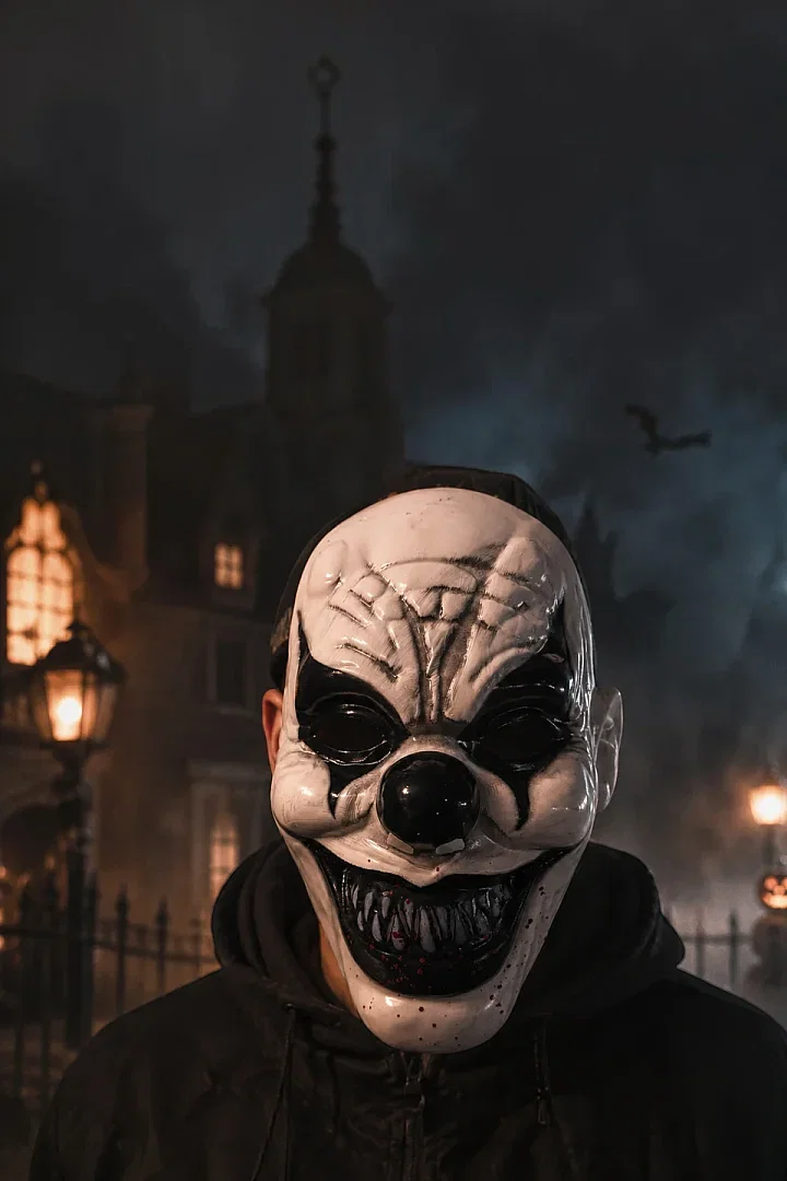 Cadılar Bayramı Dark Joker Maske - Beysüs