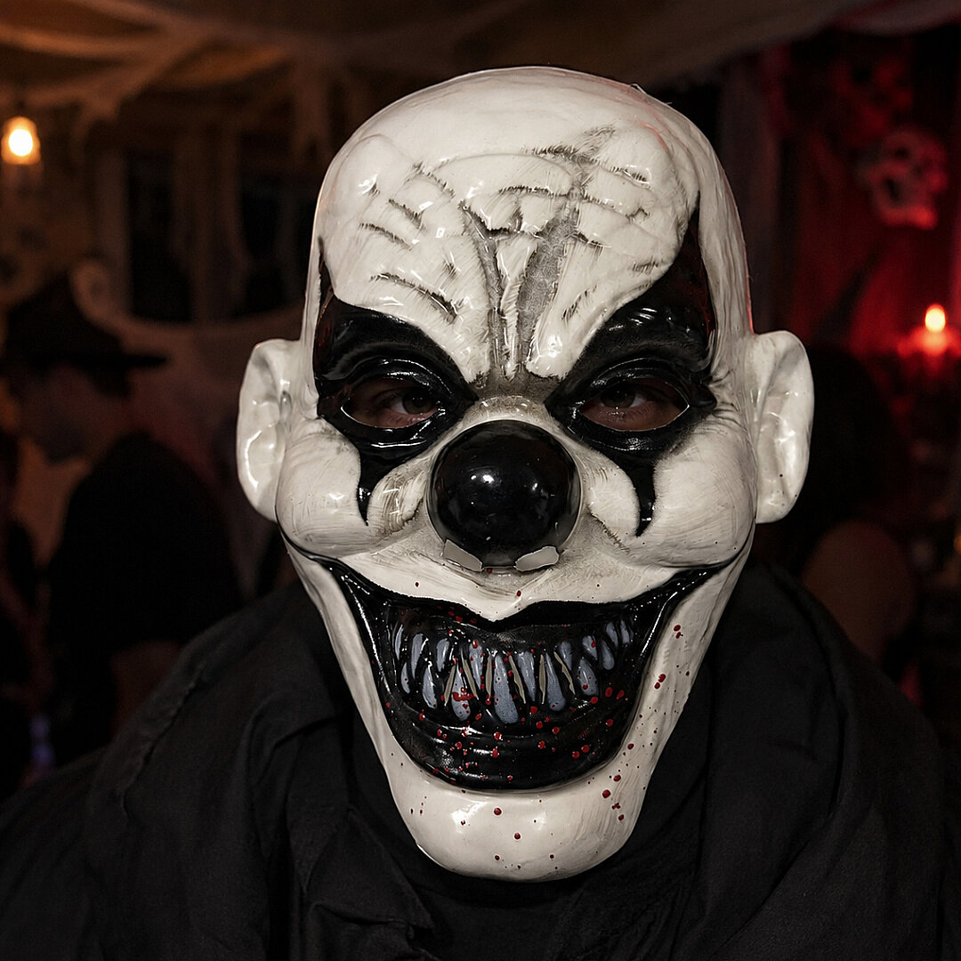 Cadılar Bayramı Dark Joker Maske - 4