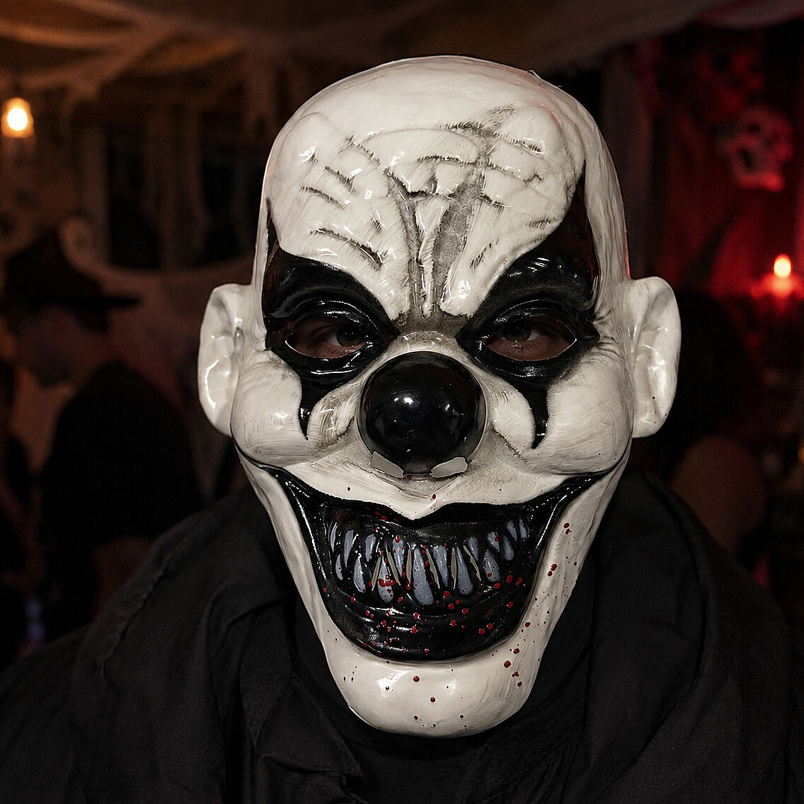 Cadılar Bayramı Dark Joker Maske - 4
