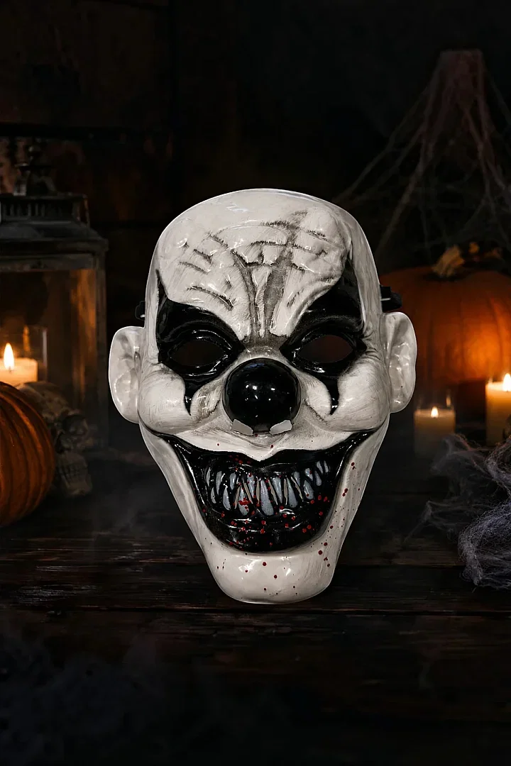 Cadılar Bayramı Dark Joker Maske - 3