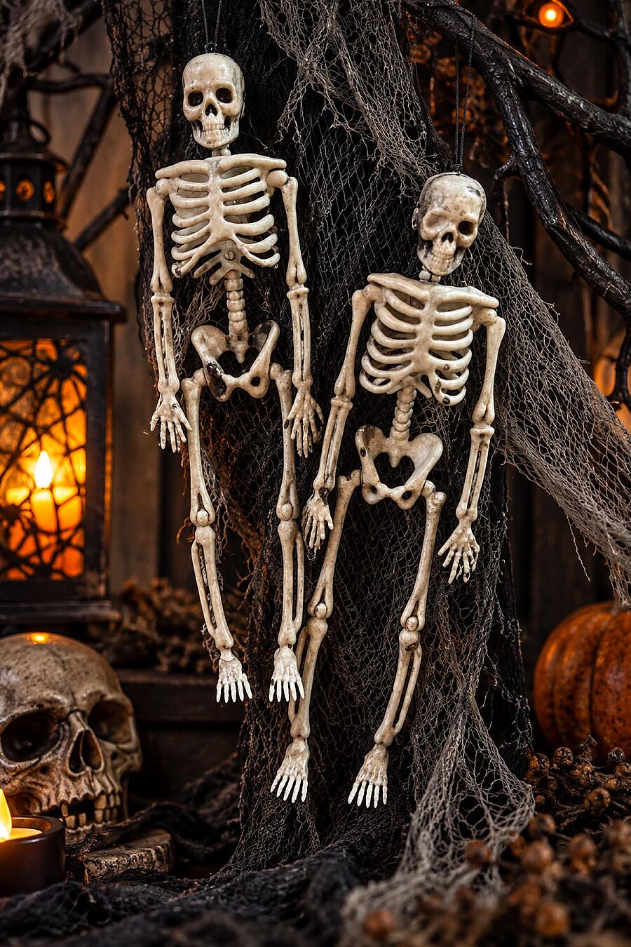 Halloween Cadılar Bayramı Iskelet 2 Li - 1