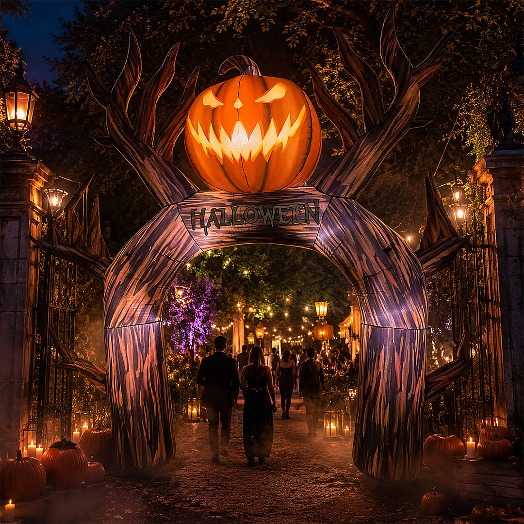 Cadılar Bayramı Halloween Yazılı Kapı Tagı - 4