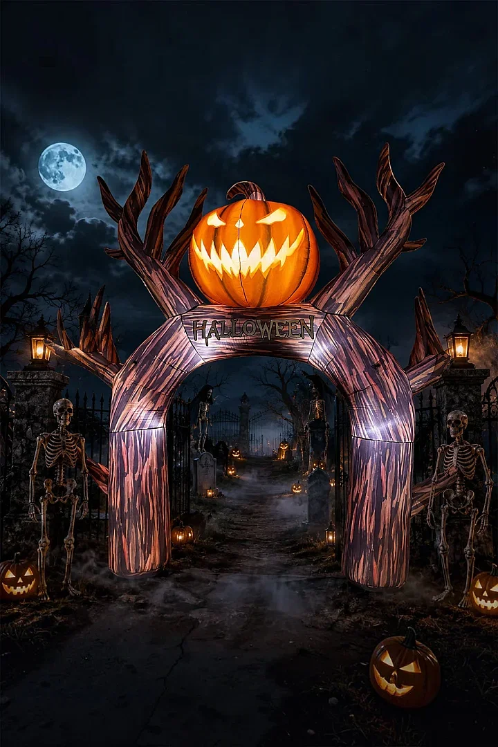 Cadılar Bayramı Halloween Yazılı Kapı Tagı - 4