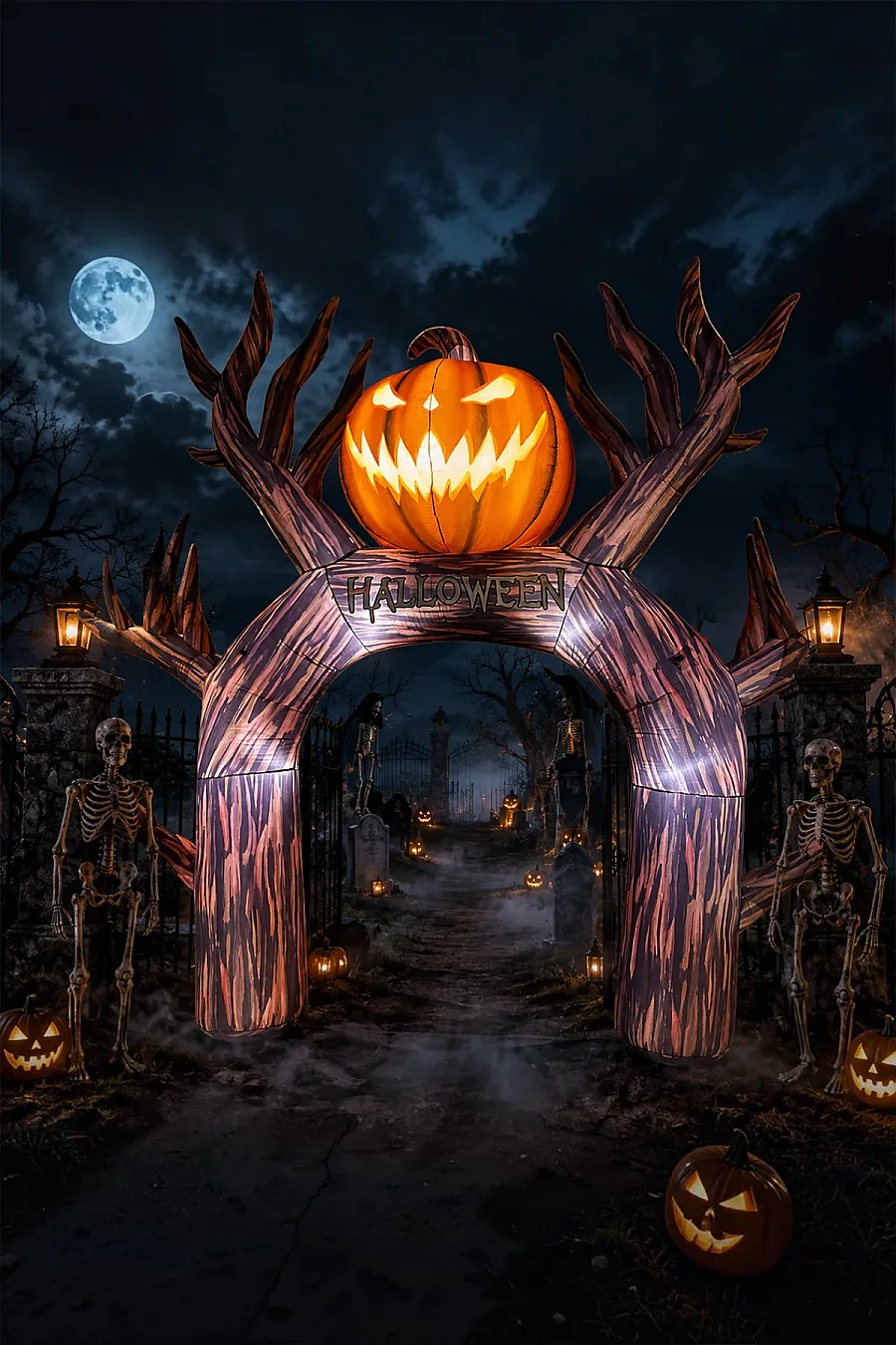 Cadılar Bayramı Halloween Yazılı Kapı Tagı - 4