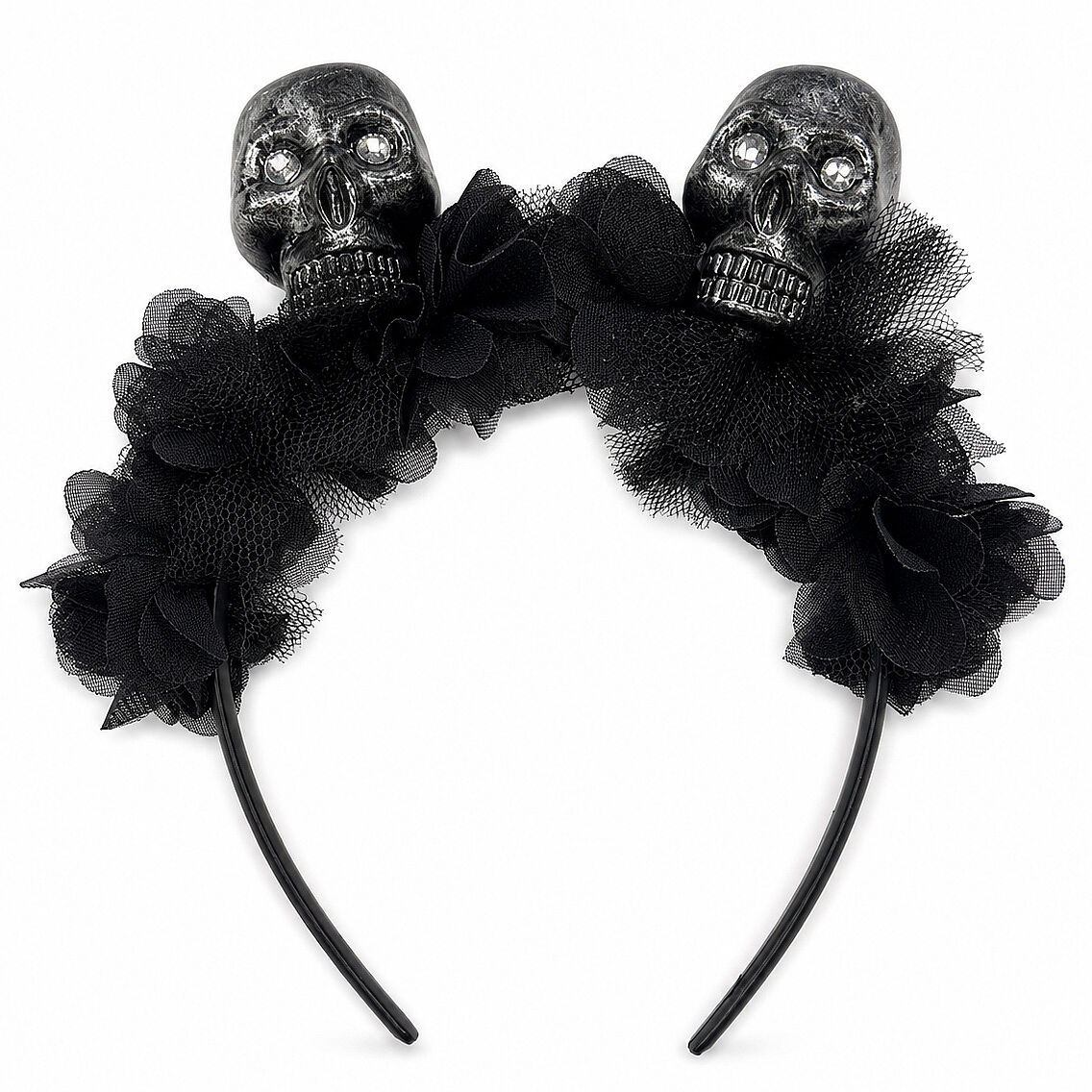 Cadılar Bayramı Hallowen Kuru Kafalı Taç - 2