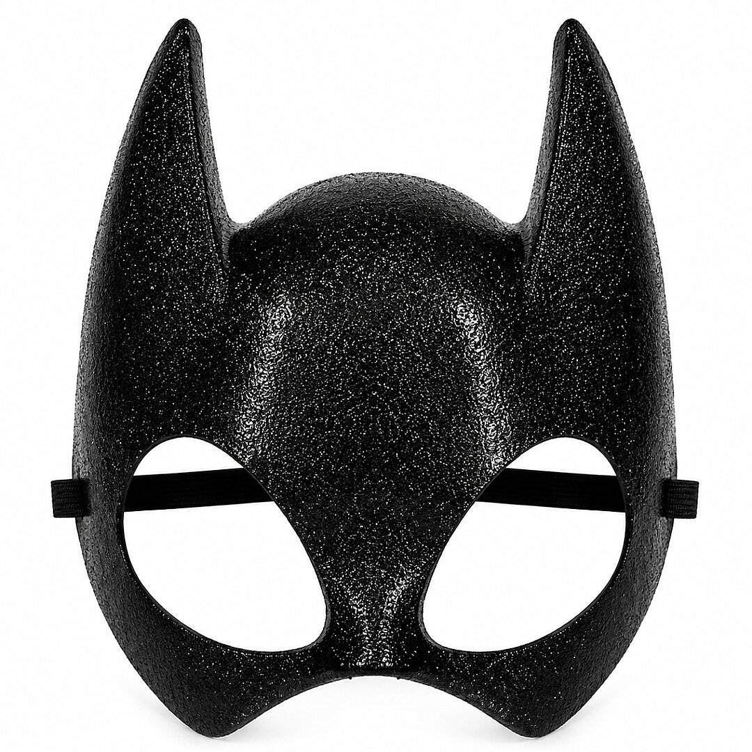 Cadılar Bayramı Siyah Kedi Maske - 2