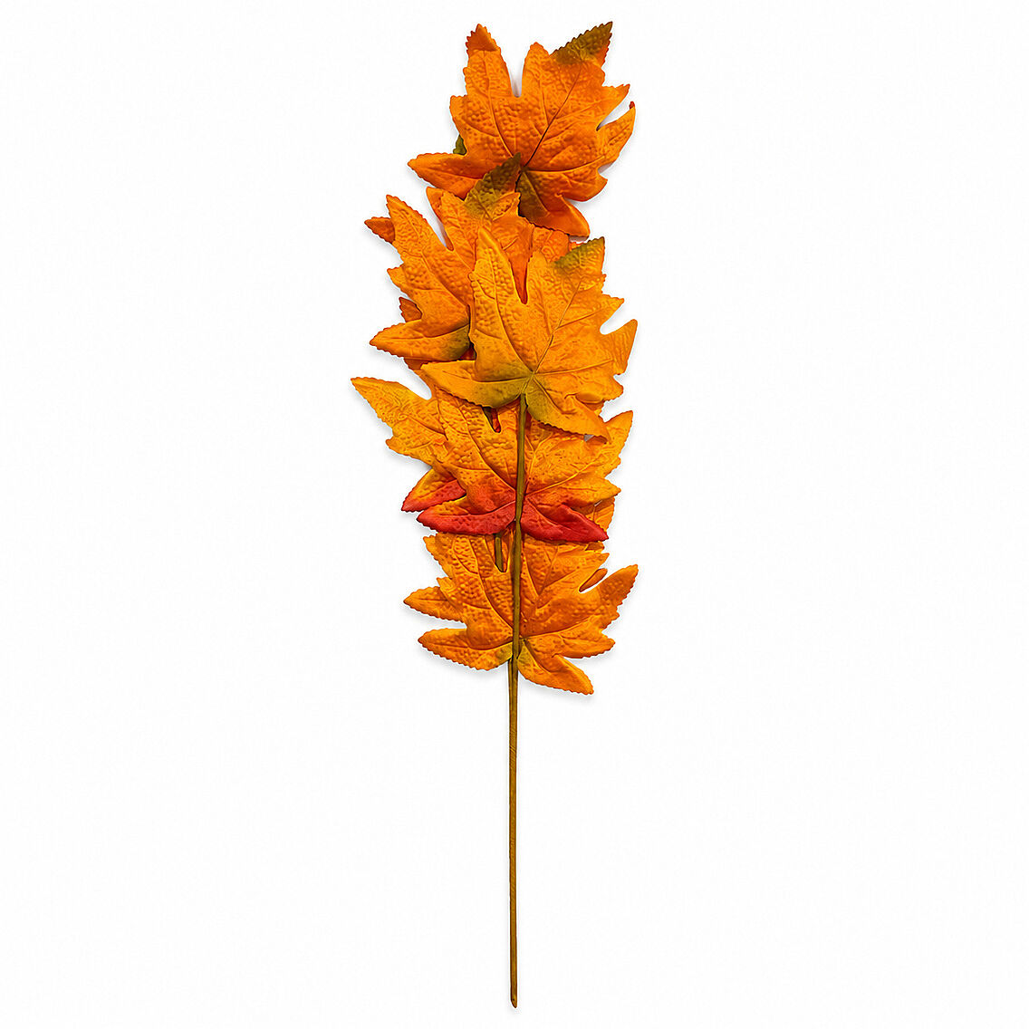 Cadılar Bayramı Turuncu Yaprak Dalı 74cm - 2