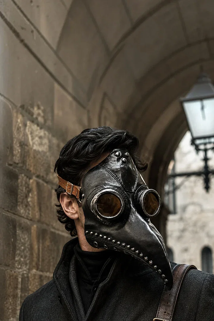 Cadılar Bayramı Veba Maske - Beysüs