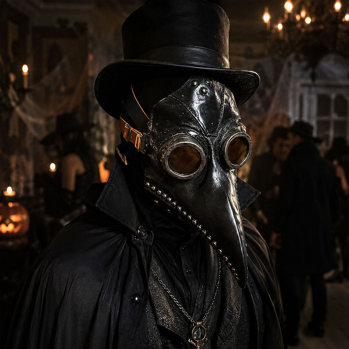 Cadılar Bayramı Veba Maske - 3
