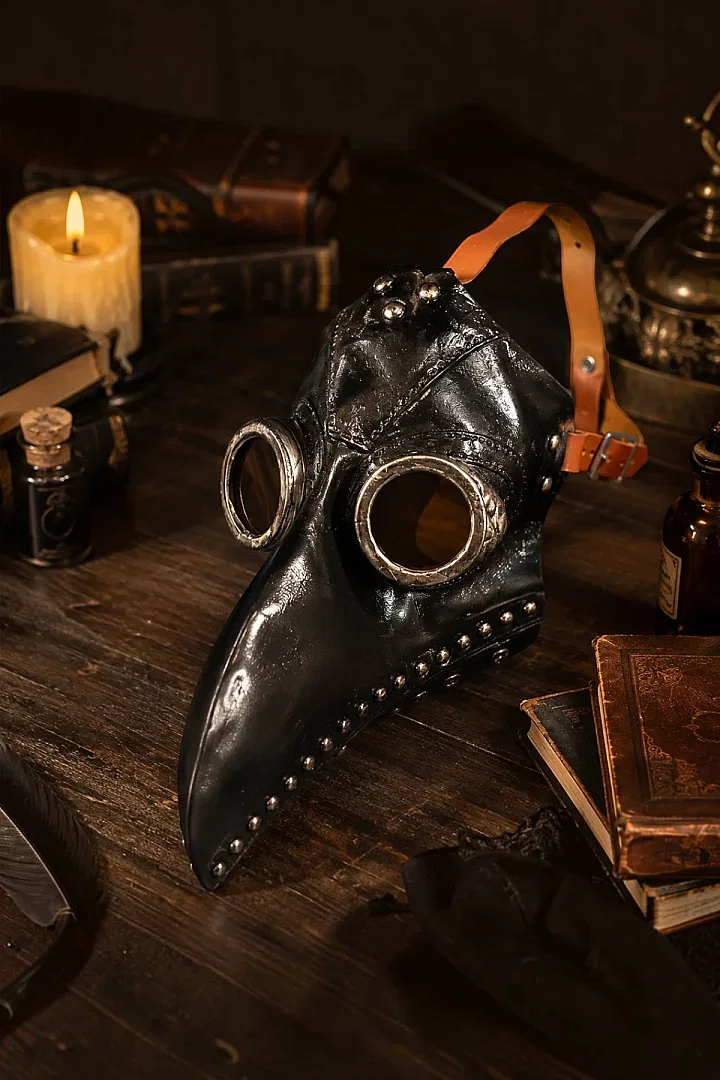Cadılar Bayramı Veba Maske - 5