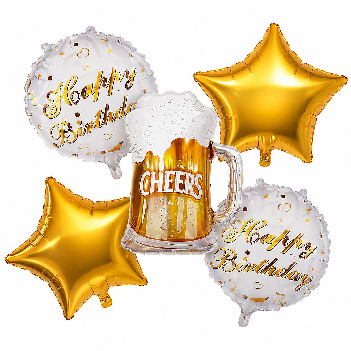 Cheers 5'li Folyo Balon Set - 1