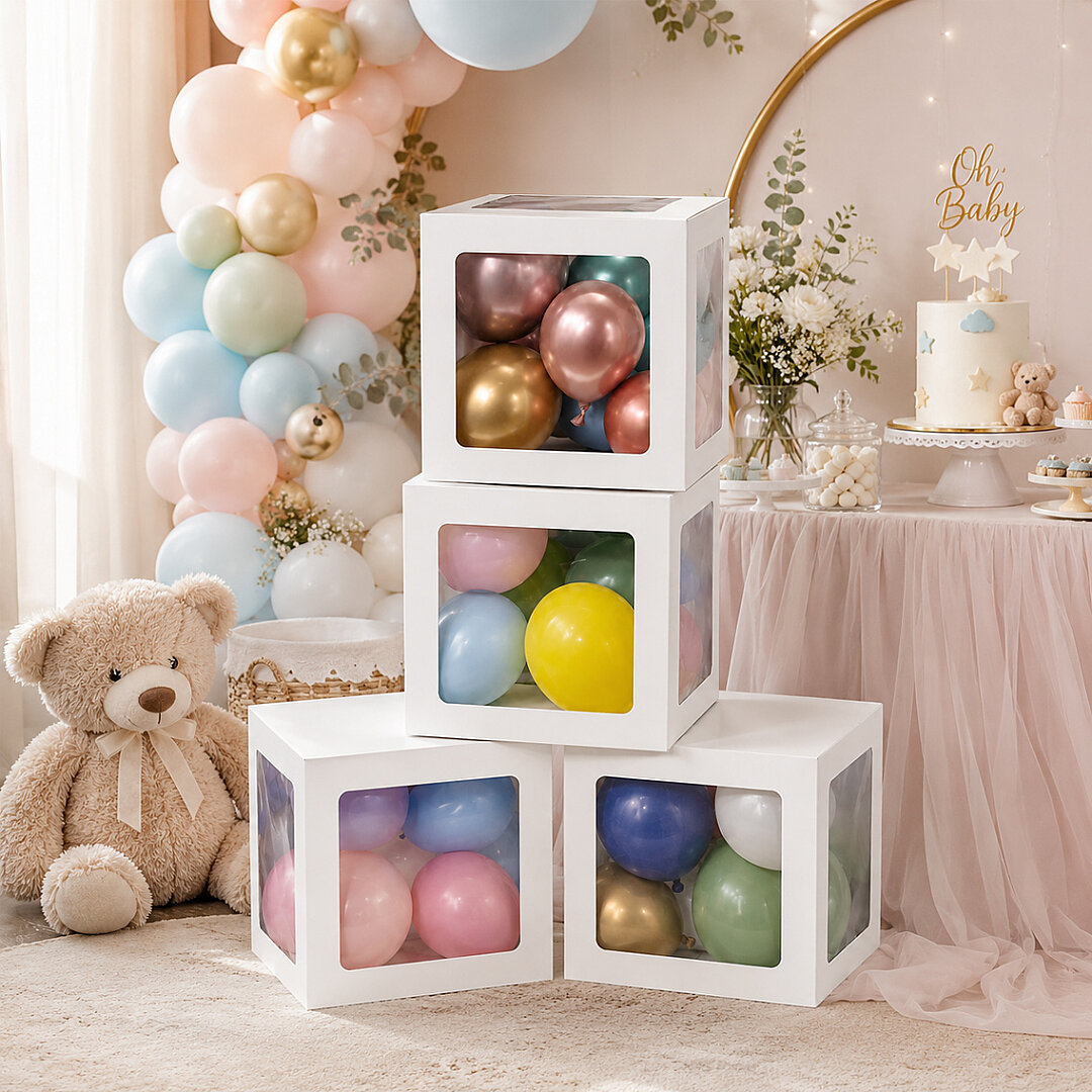 Cinsiyet Parti Eğlence Baby Kutu 25x25 cm - 2