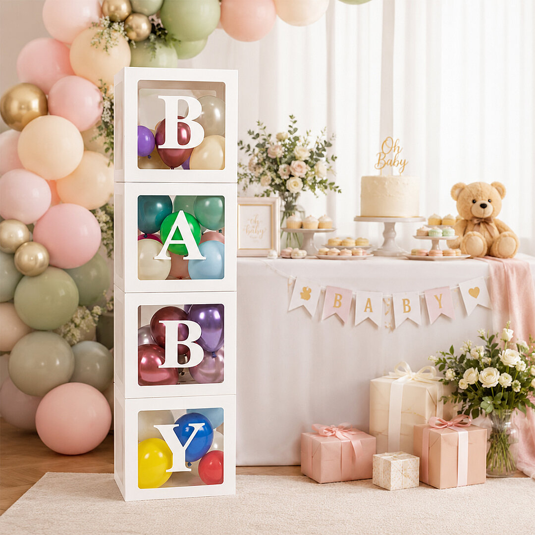 Cinsiyet Parti Eğlence İthal Baby Kutu 30x30 cm - 2
