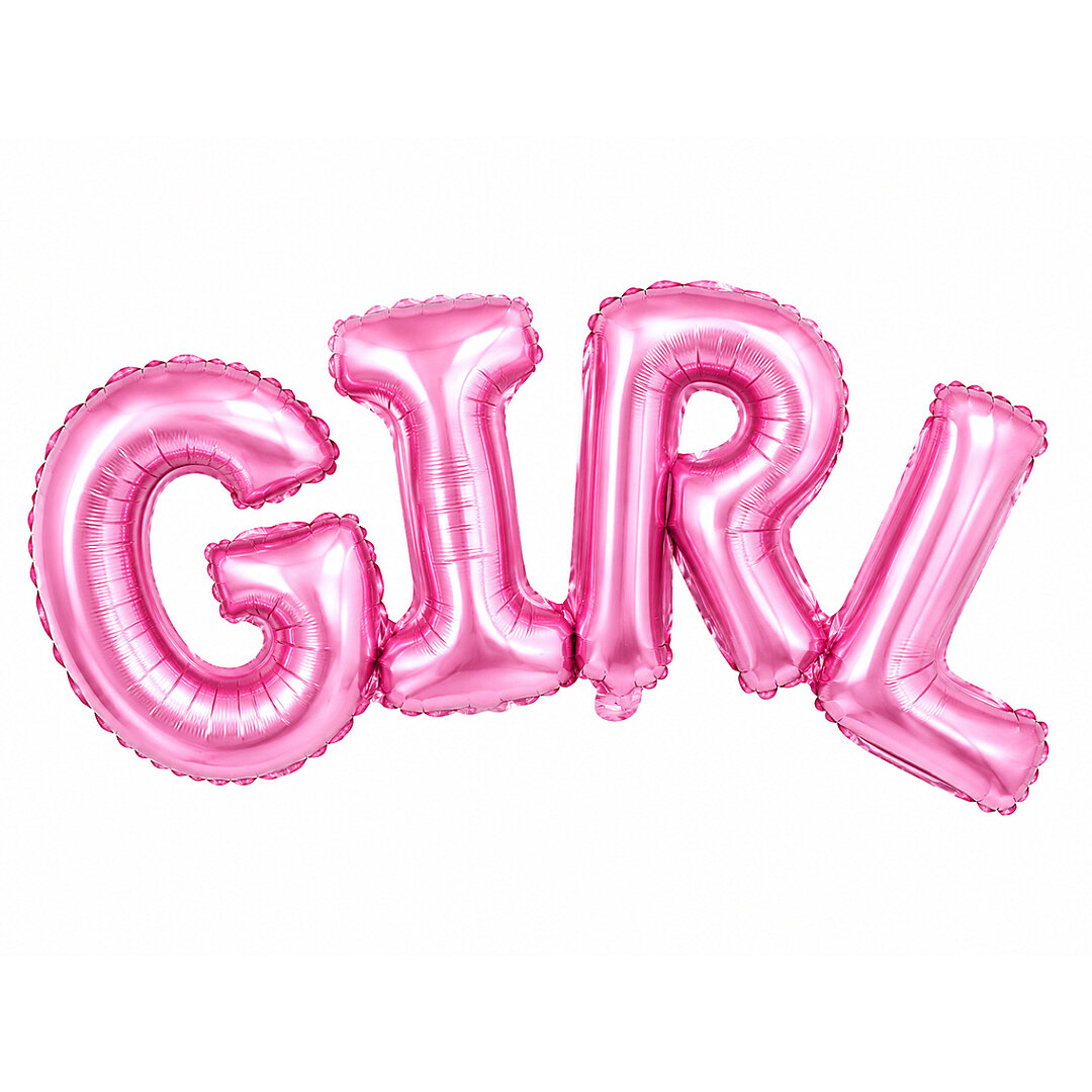 Cinsiyet Partisi Girl Yazısı Folyo Balon - 1