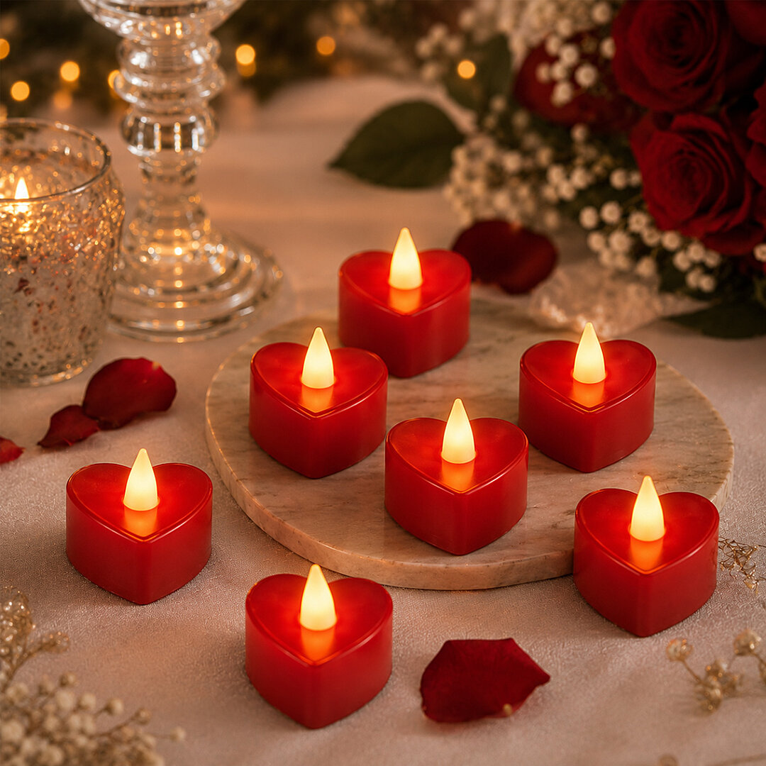 Dekoratif Pilli Tealight LED Mum - Beysüs