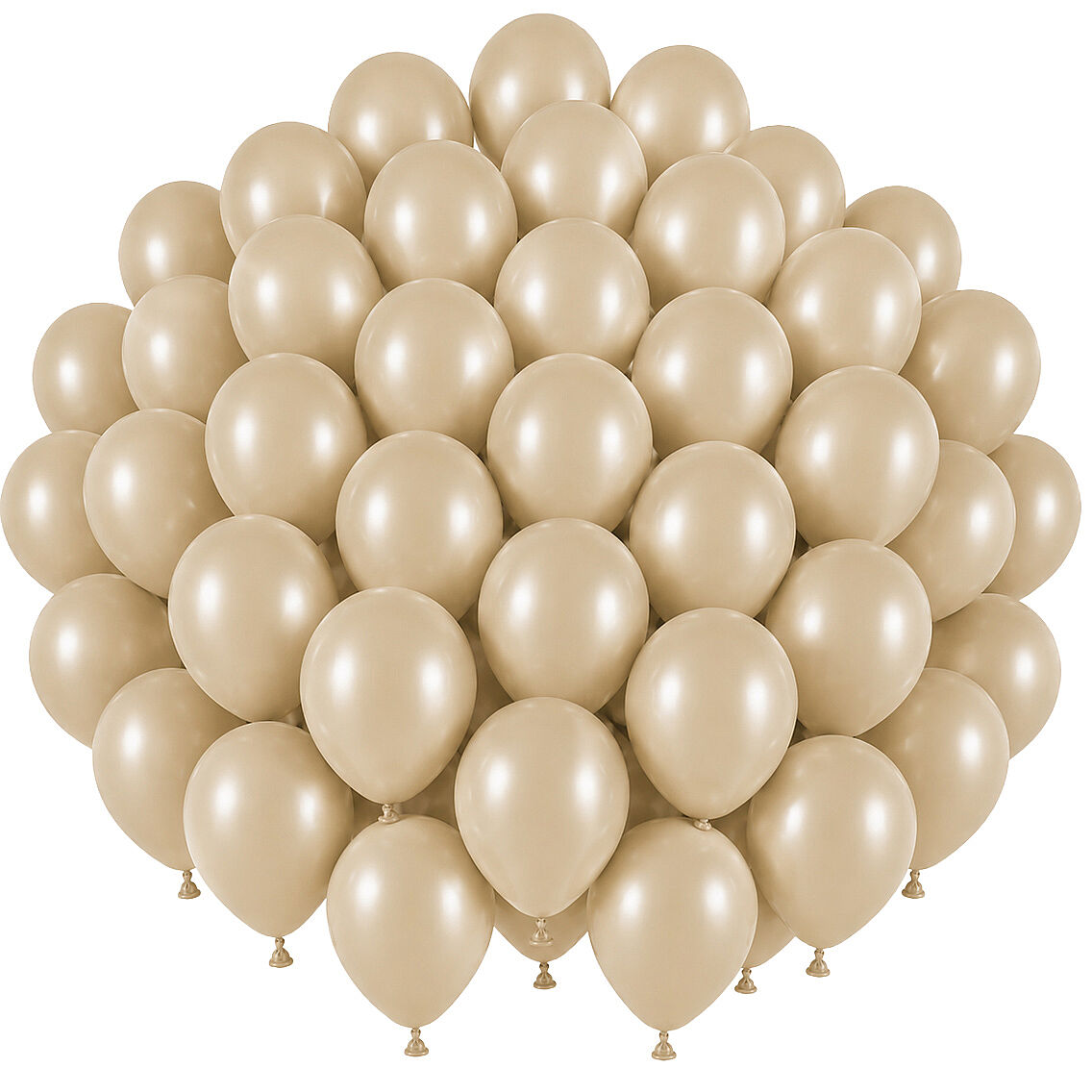 Deniz Kumu Renk Lateks Retro Balon (30 cm) - 50 Adet - 1