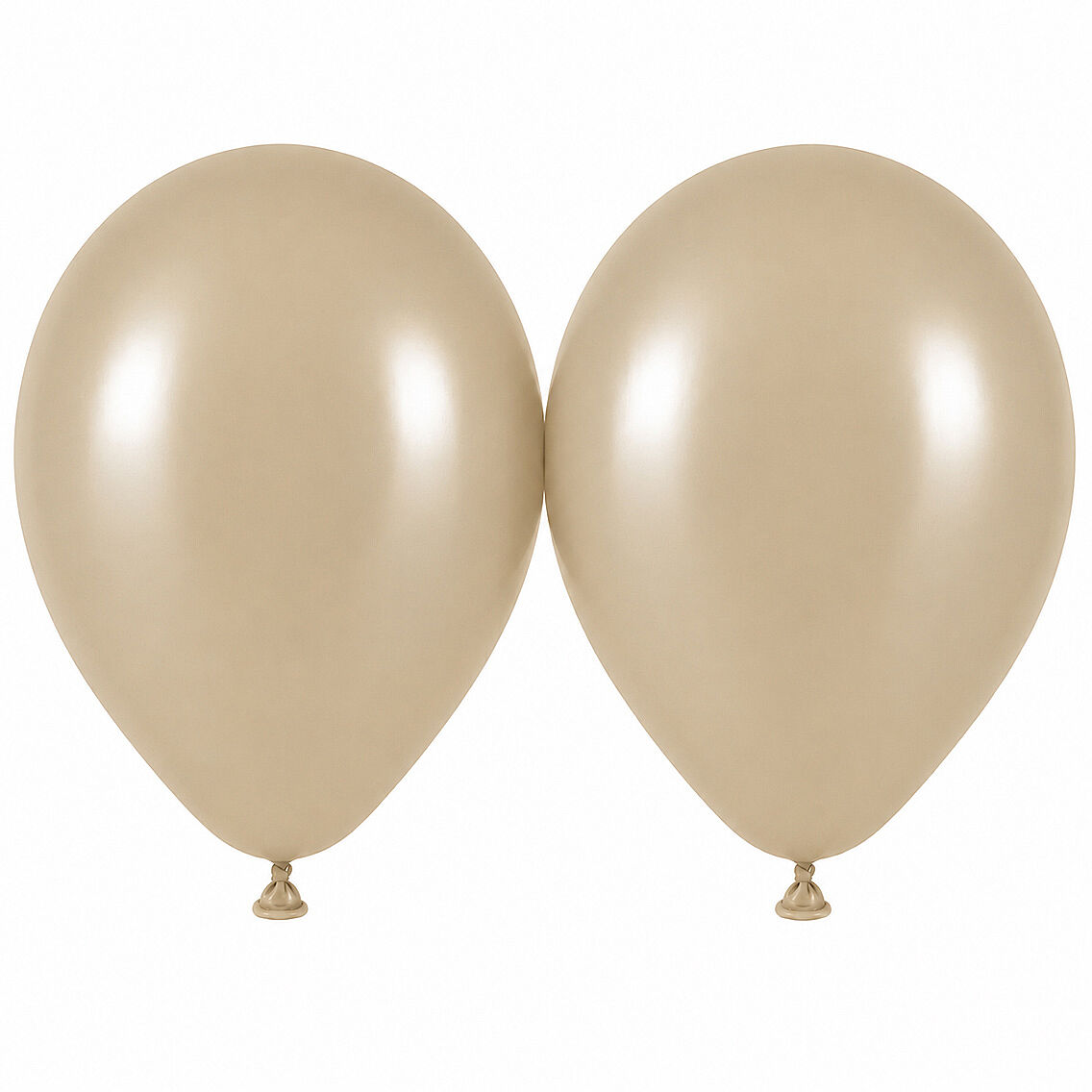 Deniz Kumu Renk Lateks Retro Balon (50 cm) - 2 Adet - 1