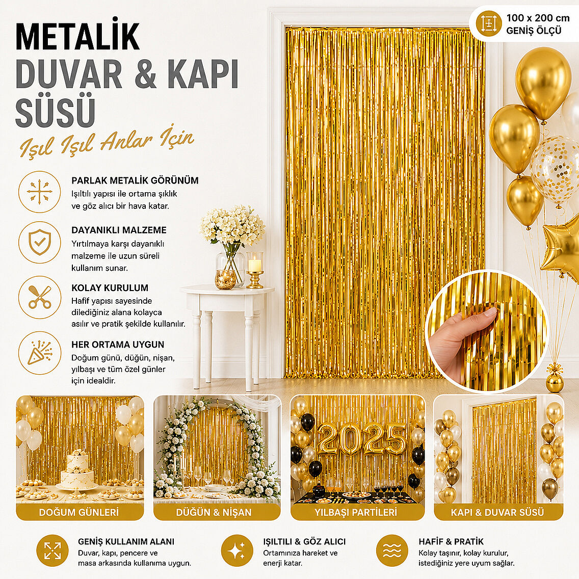 Duvar Püskülü Gold - 3