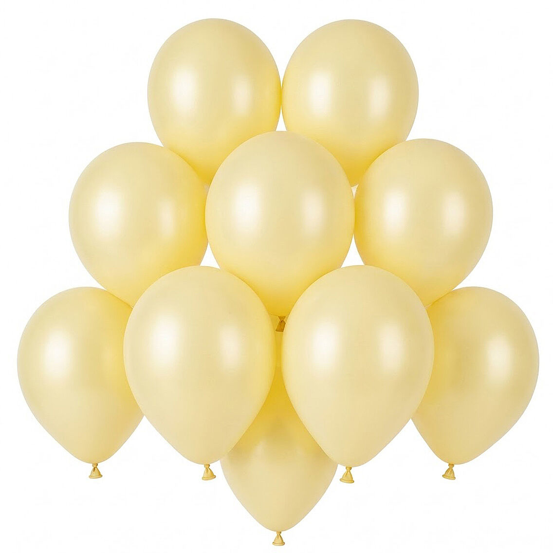 Fil Dişi Renk Lateks Pastel Balon (13 cm) - 10 Adet - 1