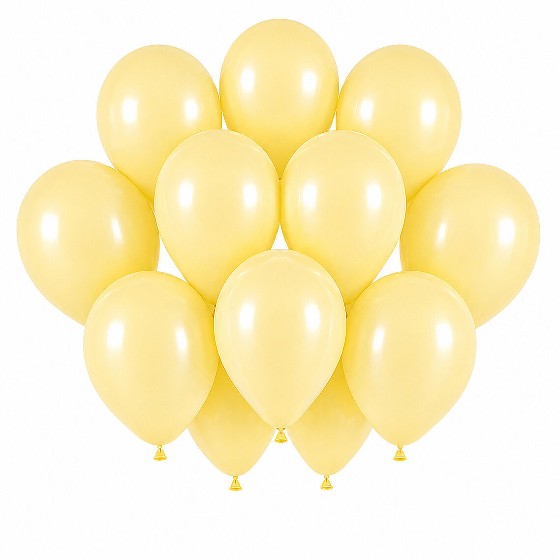 Fil Dişi Renk Lateks Pastel Balon (30 cm) - 12 Adet - 1