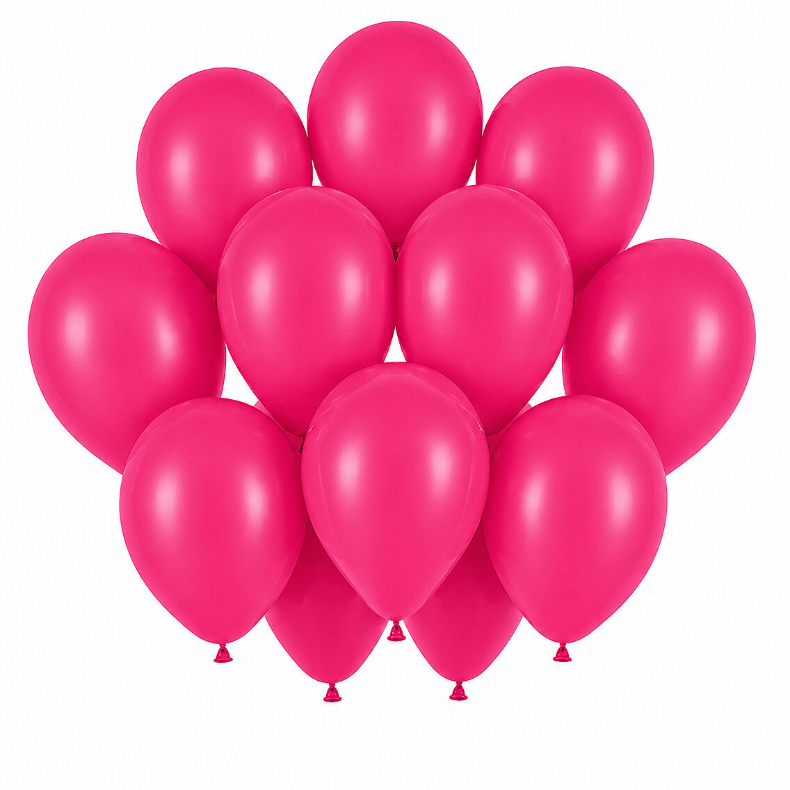 Fuşya Renk Lateks Pastel Balon (30 cm) - 12 Adet - 1
