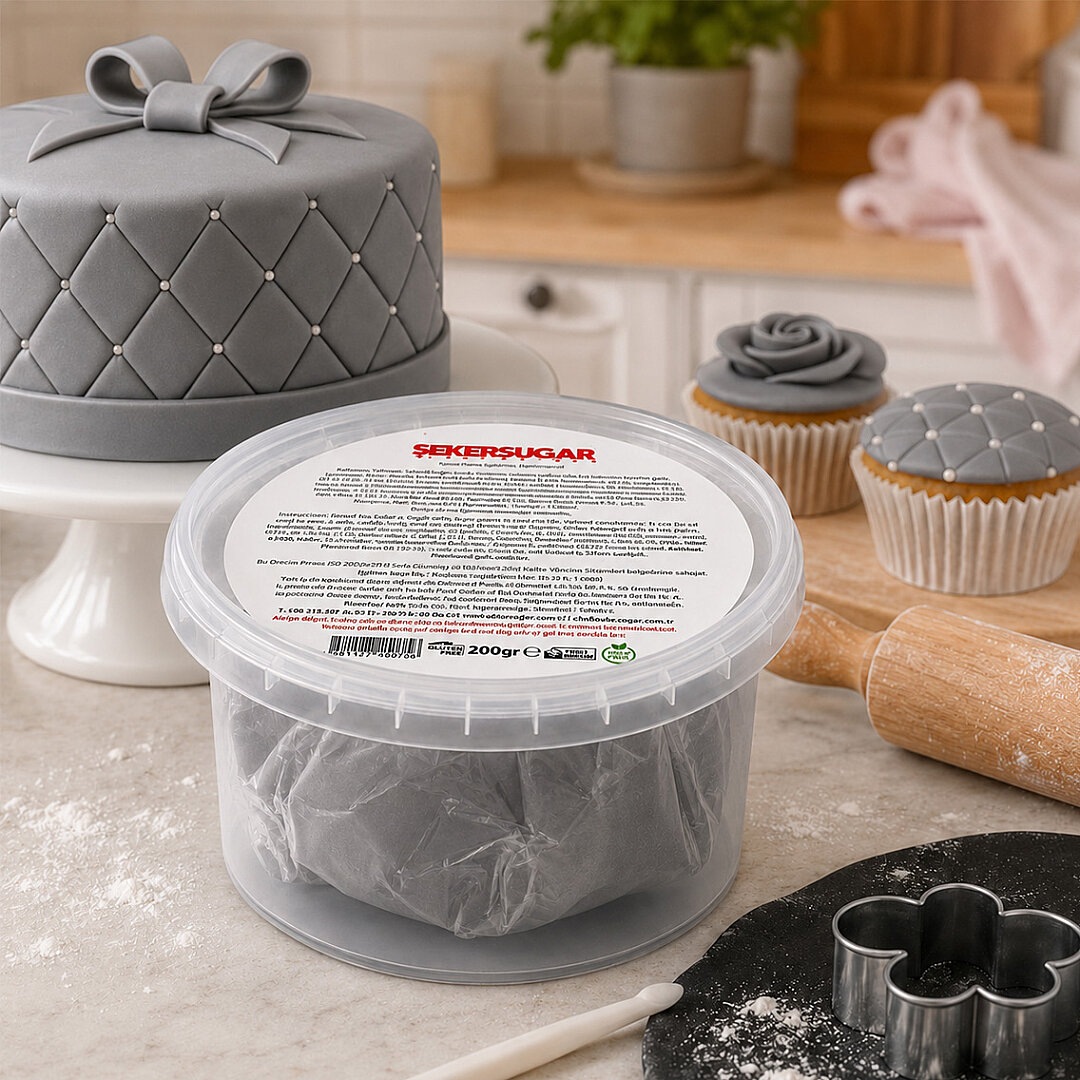 Gri Şeker Hamuru 200 g - Beysüs