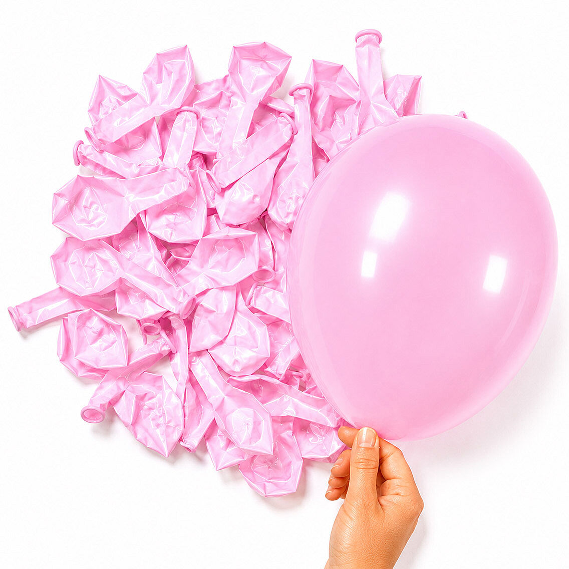 Gül Kurusu Renk Lateks Pastel Balon (13 cm) - 10 Adet - 2
