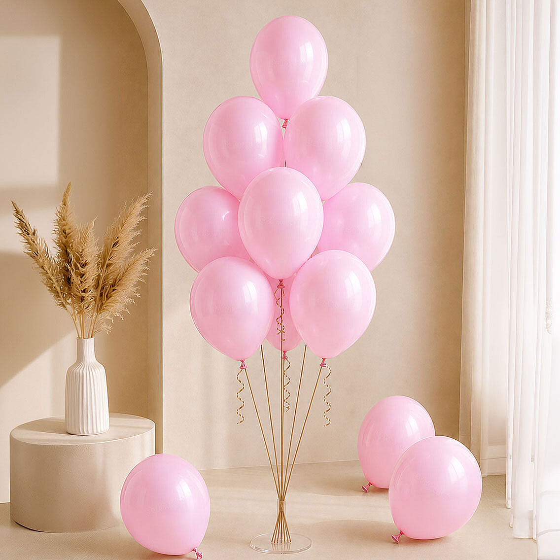 Gül Kurusu Renk Lateks Pastel Balon (30 cm) - 50 Adet - 1
