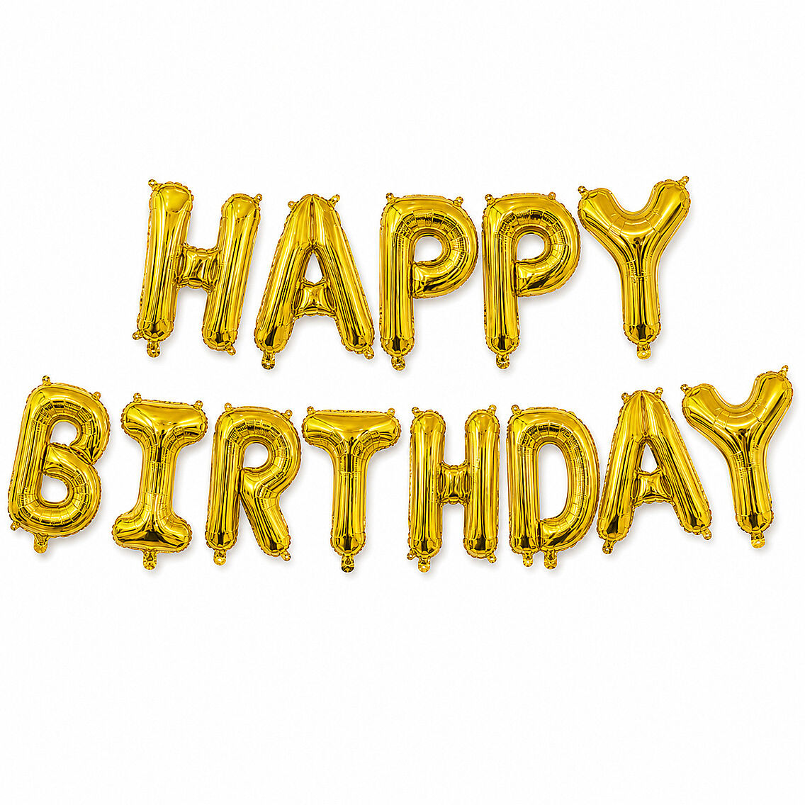 Happy Birthday Folyo Banner Gold - 1