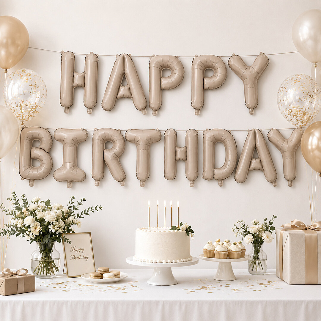 Happy Birthday Folyo Banner Pudra - 2