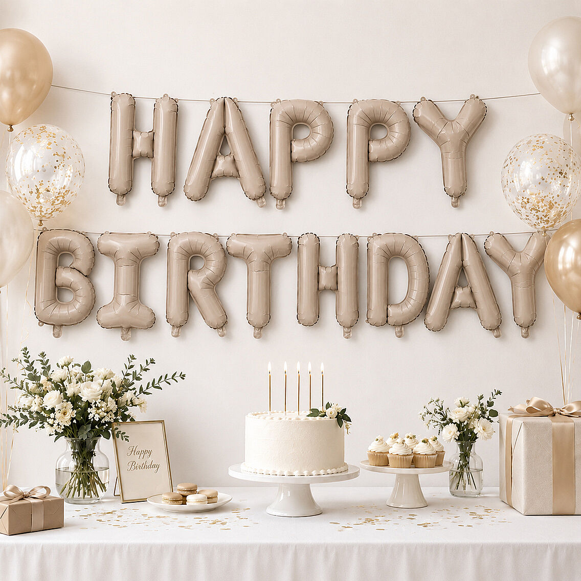 Happy Birthday Folyo Banner Pudra - 2