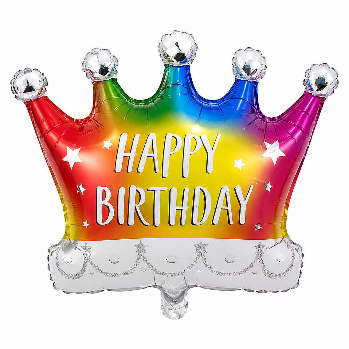 Happy Birthday Kral Taç Folyo Balon - 1