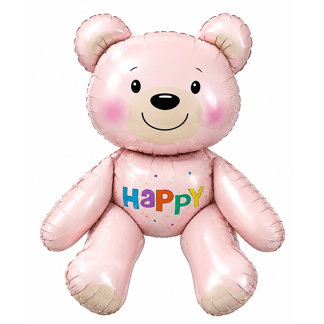Happy Pembe Ayıcık Folyo Balon - 1