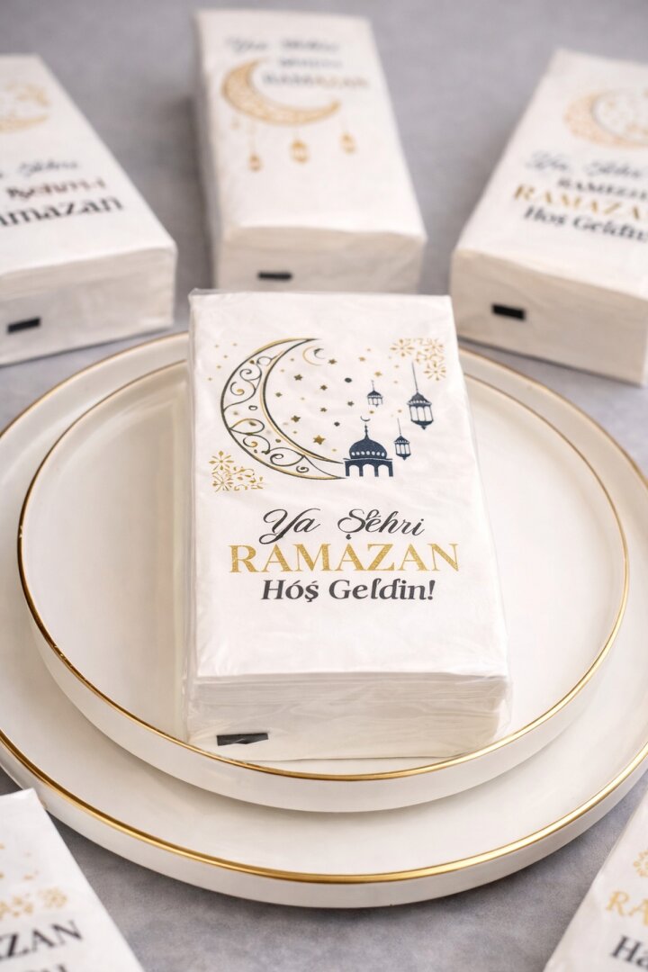 Hoş Geldin Ya Şehri Ramazan 25'li Peçete - Beysüs