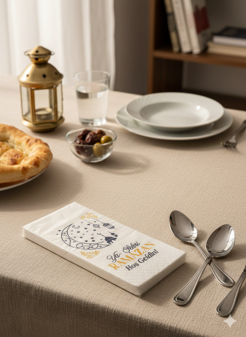 Hoş Geldin Ya Şehri Ramazan 25'li Peçete - 2