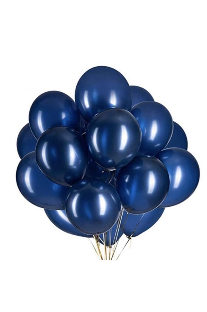 Beysüs 10 Adet Gece Mavisi Pastel Balon - 1