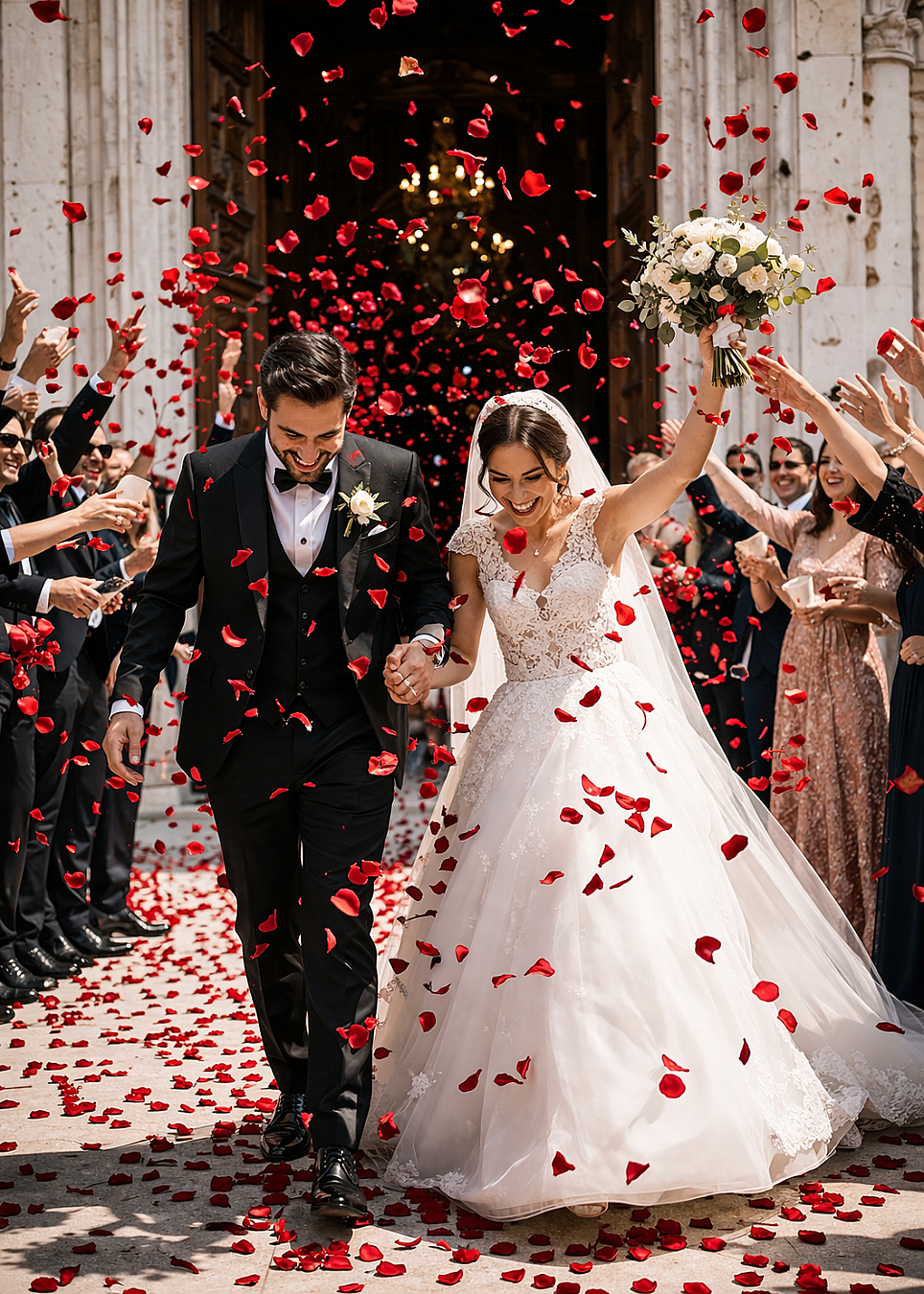 Beysüs 200 Adet Kırmızı Gül yaprakları Evlilik Teklifi Gül Yaprağı - 4