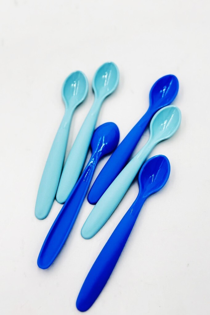 Beysüs 6’lı Bebek Mama Kaşığı Mavi - 1