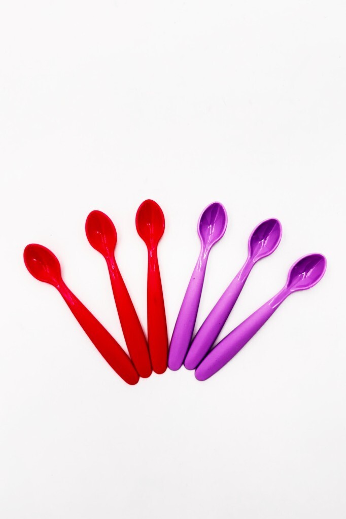 Beysüs 6’lı Bebek Mama Kaşığı Pembe - 3