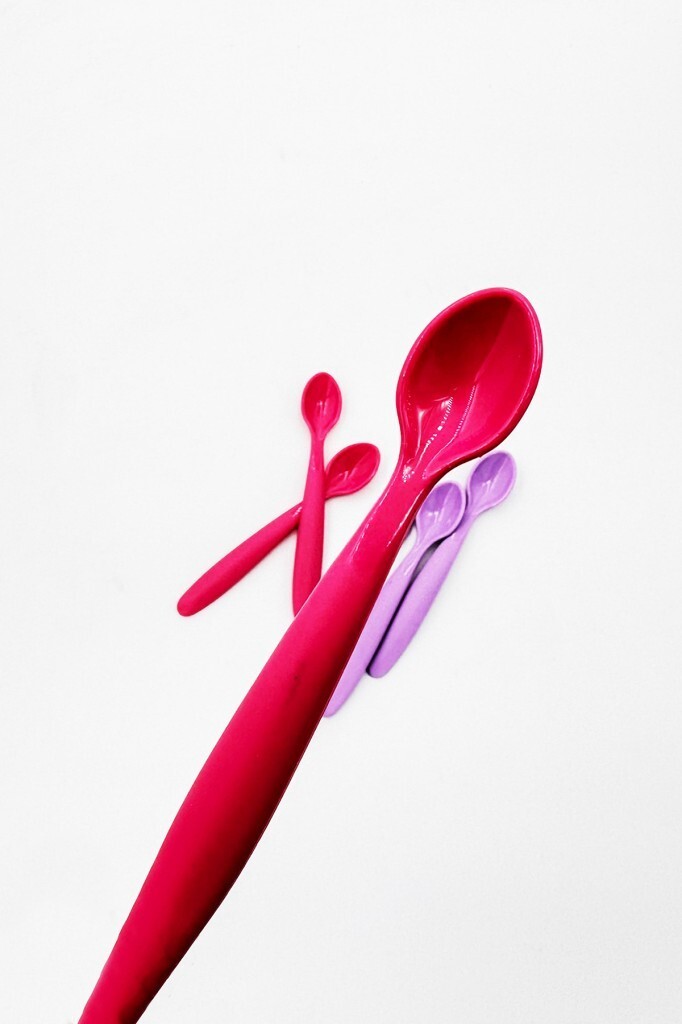 Beysüs 6’lı Bebek Mama Kaşığı Pembe - 5