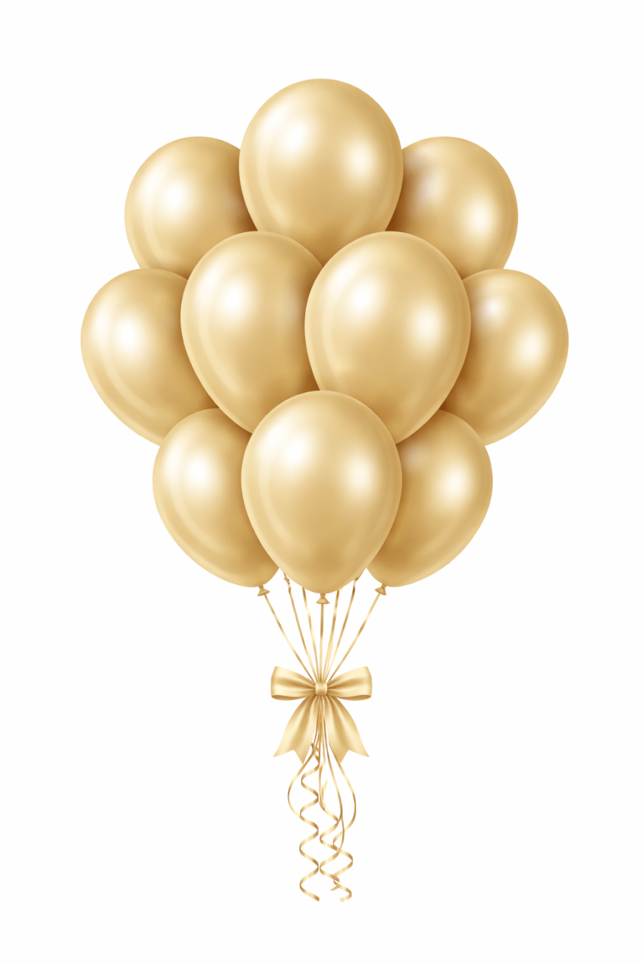 Beysüs Aura Collection Antique Gold Balon (Antik Gold) - 12 İnç - 10 Adet - 1
